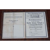  Úmrtí Františka Josefa - Program rozloučení s císařem 