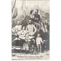 Císařská rodinná fotografie z r.1863