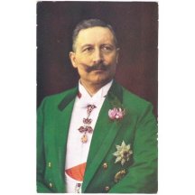 Wilhelm II. s řádem Zlatého rouna a dalšími vyznamenáními