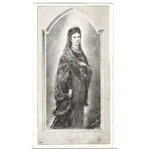 Černobílý portrét císařovny Elisabeth 