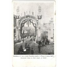 Návštěva císaře a krále Františka Josefa I. v Praze- duben 1907