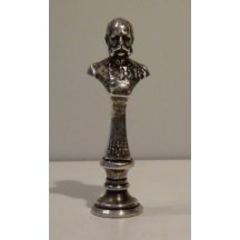 Stříbrné pečetítko - císař František Josef I.