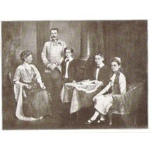 František Ferdinand d´Este s celou rodinou - zámek Konopiště