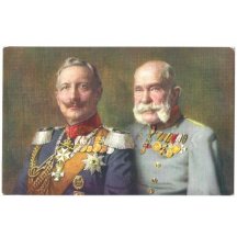 Franz Josef and Wilhelm with medals