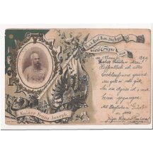Franz Joseph , many greetings from December 1st 1899