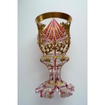 Skleněný pohár - mimořádné 3. / patřilo rodu Harach /