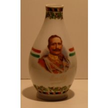 Emperor Wilhelm in uniform , on hungarian jug