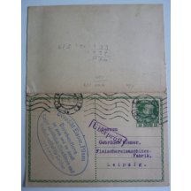 Celina 5 Heller Franz Josef / zajímavý podnikový přítisk, jednostranně prošlá