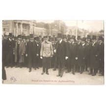 Císař navštívil mysliveckou výstavu