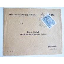 125 hal. T.G.Masaryk .... Poštovní úřad šekový v Praze