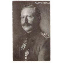 Císař Wilhelm II., portrét s vyznamenáním