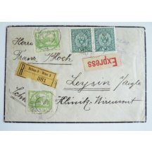 Smíšená frankatura / Rakousko - Čsl. známek .... počátky republiky