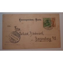 Smíšená frankatura ... rakouská celina a německá známka