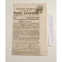 Noviny vyfrankované 15 Kr. kolkem