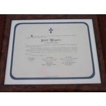 Úmrtní parte Josef Wagner 