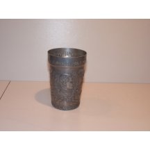 Cínový pohárek s portréty císaře Franz Josefa