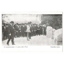 Prohlídka mostu s císařem Franz Josefem- Praha