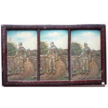 Soubor obrázků malovaných na dřevě 