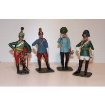 Sošky - Franz Josef a jeho vojsko - barvený cín