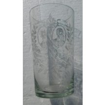 Pískovaná sklenička 