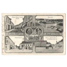 Franz Joseph a pozdrav z Bruck a/d Leitba