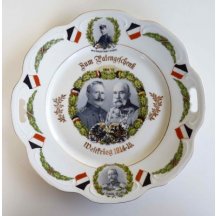 Talíř s FJ a W ... 2.typ opisu