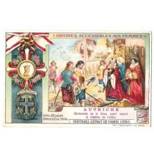 Lístek s řádem císařovny Elisabethy