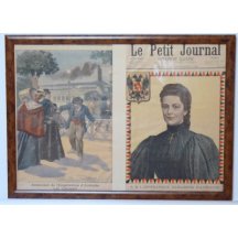 Kompletní noviny - atentát na císařovnu Elisabet ... 1898 