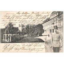 Katolický kostel a František Josef, Mariánské Lázně