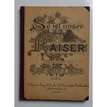 Emperor standing together baron Eugen d'Albon