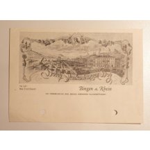 Německá pohlednice s mimořádnou frankaturou