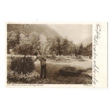 Franz Josef, pečující o květiny