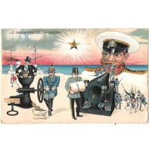 Varianta tisku- Vilém schání peníze a František Josef útočí na Rusko