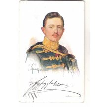 Emperor Karl, colored postcard