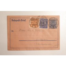 Dofrankovaná německá celina pro potrubní poštu - vzácné