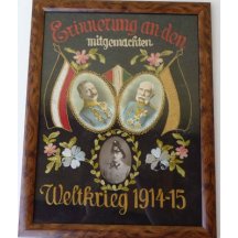 Upomímka na mou službu ve válce 1914-15 / portréty císařů