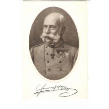  Portrét císaře s podpisem 