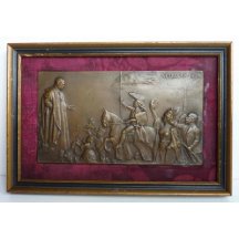 Bronzová plaketa 1848-1908 