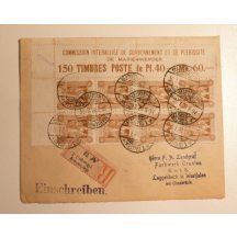 Dopis s mimořádnou frankaturou- Marienwerder