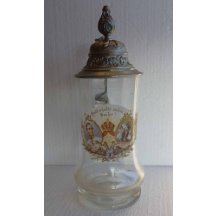 Půllitr s cínovým víkem