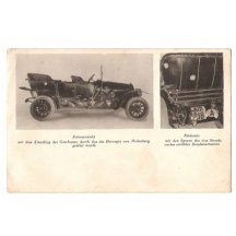 Vůz , ve kterém byl zavražděn Franz Ferdinand s manželkou