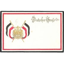 Greetings from Germany - eagle and flag