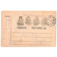 Portréty čtyř císařů- maďarský text