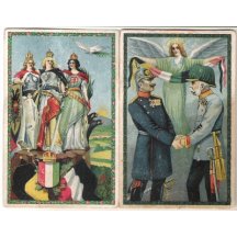 Desky s portréty císařů - ,, šitíčko,, ..několik jehel + návlek nitě do jehly 