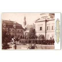 Liberec - shromáždění radních na náměstí ( Reichenberg )