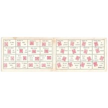 Známkomluva, dvojitá pohlednice, barevný tisk