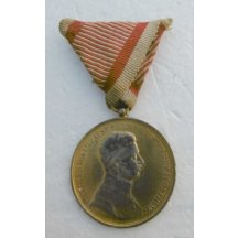 Karel - medaile za statečnost / zlacená 