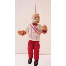 Marioneta - Franz Josef / 26 cm ... cca 60 let stará