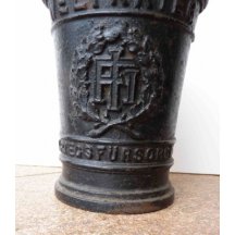 Litinový hmoždíř - iniciály Franz Josef I. - FJI