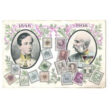 Portraits of Franz Joseph , stamps , color print (3)